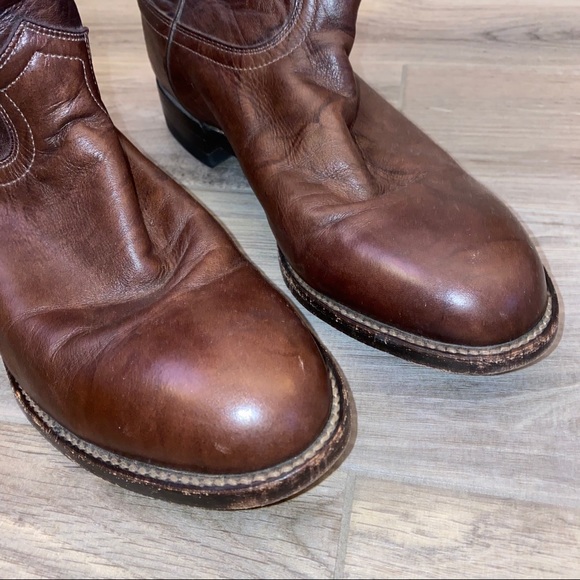 Justin Boots Deerlite Roper Western Boot Men's 7.5 - Picture 2 of 7